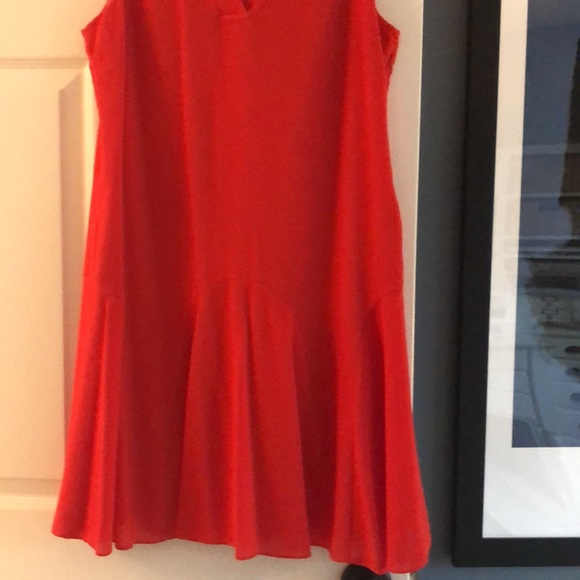 J Crew Red Sleeveless Dress - Picture 4 of 5